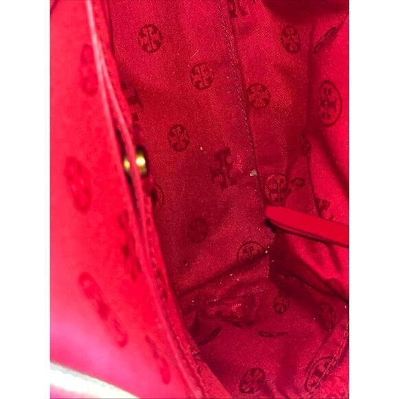 Tory Burch Mini Backpack Handbag Red Croc-Embossed Italian Leather Top Handle main image 10